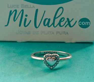 Pa232 Anillo Corazón Piedritas