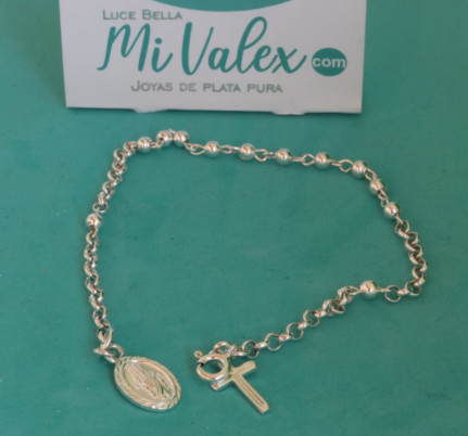 Pu222 Denario Cruz y Medalla de la Virgen