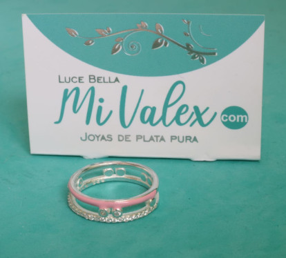 Apl318 Anillo Rosado
