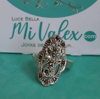 Apq128 Anillo Piedritas Formas