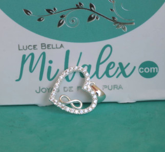 Di182 Dije Corazón Infinito