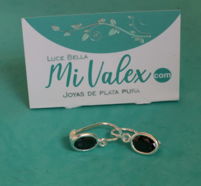 Aa108 Arete Aza Piedrita Oscura