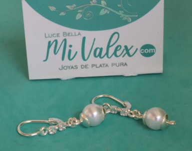 Al145 Arete Bolita Colgante