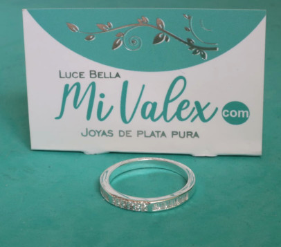 Apl321 Anillo Piedritas Dos Tipos