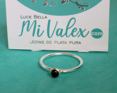 Apl327 Anillo Círculo Oscuro 