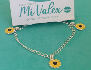 Pu224 Pulsera Girasoles