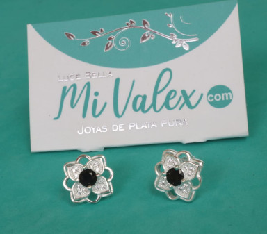 A453 Arete Flor Centro Oscuro