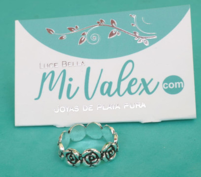 Apq133 Anillo Rosas