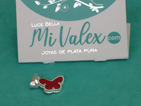 Di199 Dije Mariposa Roja