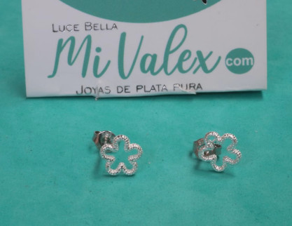 A536 Arete Flor Piedritas