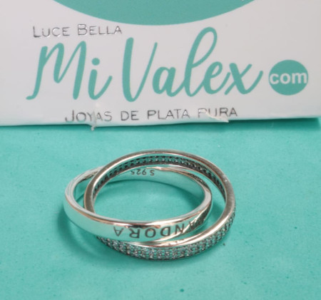 Pa257 PA Anillo Piedritas Liso