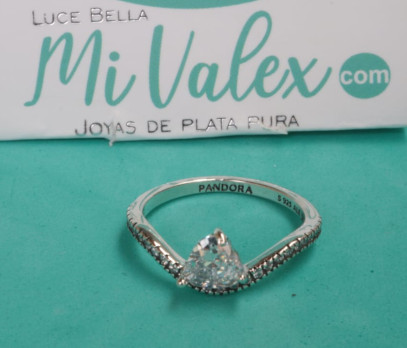 Pa262 PA Anillo Curvo Piedrita