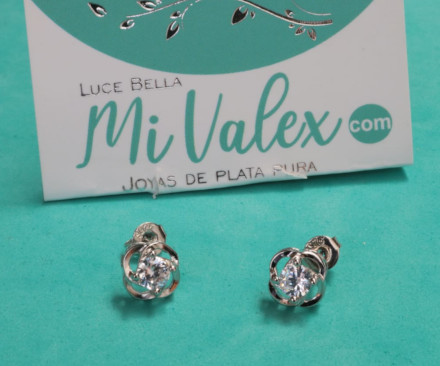 A520 Arete Flor Piedrita