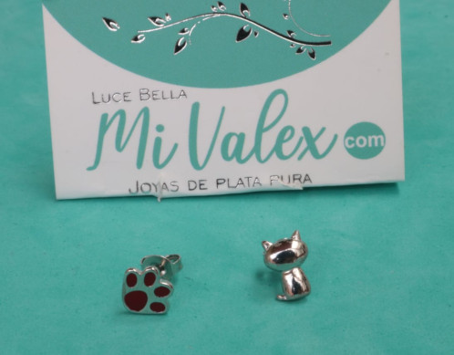 A500 Arete Gatito Huellita