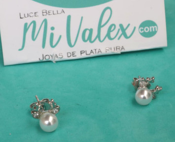 A539 Arete Perlita Orejitas 