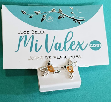 A554 Arete Tornillo Colibrí Anaranjado