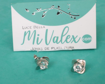 A501 Arete Flor Piedrita