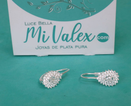 Aa142 Arete Aza Gota Piedritas