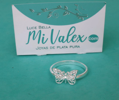 Apl395 Anillo Mariposa
