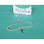 Pu198 Pulsera Bolitas Cruz