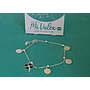 Pu214 Pulsera Círculos Trébol