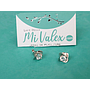 A501 Arete Flor Piedrita