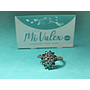 Apq135 Anillo Gota Piedritas