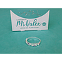 Apl405 Anillo Piedrita Lila Blanco