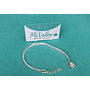 Pu244 Pulsera Eslabón Serpiente Plana