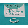 Apl189 Anillo Piedritas Doble Hélice