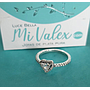 Pa205 PA Anillo Corazón Piedritas