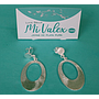 Al129 Arete Ovalo Colgante