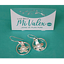 Al132 Arete Flor Colgante