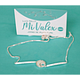 Pu195 Pulsera Luna Blanca