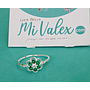 Apl341 Anillo Flor Verde