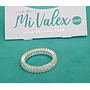 Apl352 Anillo Doble Piedritas