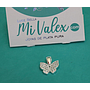 Di196 Dije Mariposa Piedritas Blancas