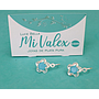 Aa140 Arete Aza Flor Celeste