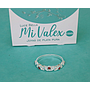 Apl399 Anillo Piedritas Rojas