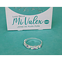 Apl405 Anillo Piedrita Lila Blanco